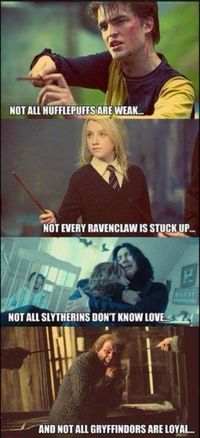 Harry Potter. I don't know why I'm reading old Harry Potter quotes and watching Doctor Who as well. Can you grab the tissues please?