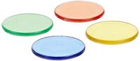 School Smart Assorted Colors Transparent Counters, 1" Dia (Set of 1000) - perfect for the light table and light play #ULTG See them on Caution! Twins at Play Blog or The Ultimate Light Table Guide!