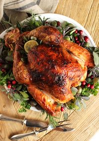 The ONLY turkey recipe you'll ever need. Totally foolproof....juicy, tender and doesn't even need gravy it's so flavorful. | @suburbansoapbox