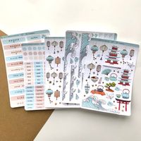 Japan Bullet Journal Sticker Kit Kawaii Tokyo Bullet Journal | Etsy