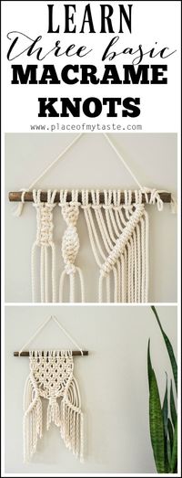 From macrame plant hangers to wall hangings, tap into your crafty side with one of these 11 Best DIY Macrame Crafts.
