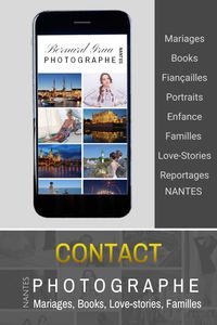 Bernard Grua Photographe à Nantes: mariages, books comédiens et modèles, fiançailles, love Stories, engagements, enfance, événements familles, shooting heure bleue, portrait, séances photos, reportages.