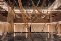 With Shenzhen existing as a modern, bustling tech industry city, MeeHotel envelops guests in a tranquil, bamboo-filled setting—a key element that nods to the location’s Bamboo Forest moniker. To that end, Hong Kong-based studio Panorama Design Group maximized the urban resort’s footprint with an ingenious reinterpretation of traditional design elements.