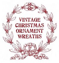 Dishfunctional Designs: Vintage Christmas Ornament Wreaths That You Can Make