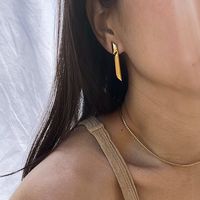 Vintage Monet Gold Tone Dangle Drop Earrings •... - Depop
