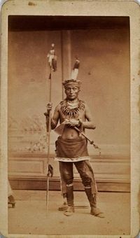 Wamunkawasha - Kaw - circa 1868