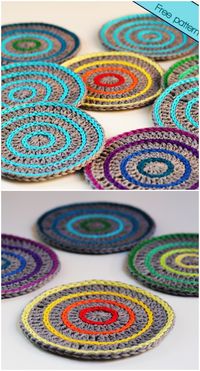 I have rounded up some of the best and interesting free crochet coaster patterns for your home!Free Crochet Pattern Roller Coasters