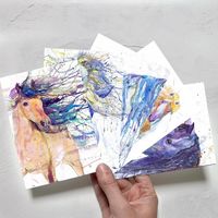 Horse Postcards Set of 5 Postcrossing cards Art Postcards | Etsy