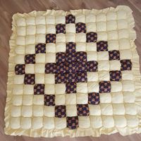 how to make a puff baby quilt | All about patchwork and quilting