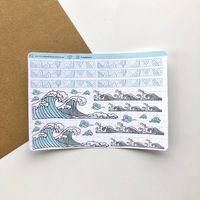 Excited to share this item from my #etsy shop: Japan Bullet Journal Sticker Kit, Kawaii Tokyo Bullet Journal Stickers, aesthetic bujo stickers, cute journal stickers, scrapbook stickers #cardmakingstationery #backtoschool #aestheticstickers #aestheticoceanstickers #oceanwavesstickers #aestheticbujostickers #tokyojapanstickers