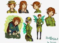 Holly Short character design