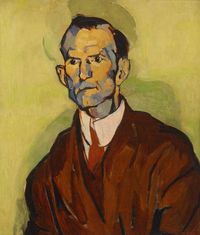 Stuart Davis, Portrait of a man, 1914