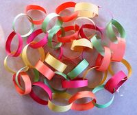 Thanksgiving paper chain