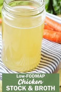 Low FODMAP Chicken Broth & Stock