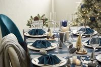 Ma table argentée -> Brillante et pimpante Décoration de table pour Noël