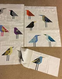 There's really no magic, no tricks, and no shortcuts to sewing these together. It's a one step at a time, one block at a time, one seam a...