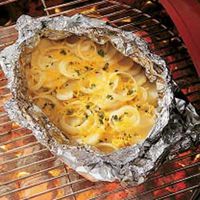 Campfire Potatoes Recipe from Taste of Home -- shared by JoAnn Dettbam of Brainerd, Minnesota