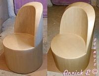 Chaise faite par Annick