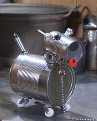 Tin can dog