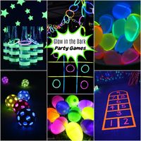 The BEST glow in the dark party games - easy and budget friendly DIY ideas