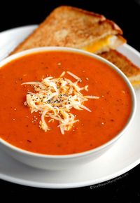 This quick and easy Tomato Soup Recipe seasoned with basil and thyme is the perfect comfort food for any day of the week.