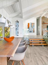 mid century modern dining room