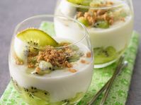 Pannacotta au kiwi
