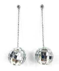 Color: Silver Gold. Earring Type: Hook Post/Stud Reflective Mirror Nickel Free