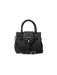 The Quilted Mini Windsor Women's Handbag - Black Suede | Fairfax & Favor