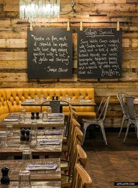 Jamie’s Italian, Gatwick // Blacksheep | - They have industrial chic chairs that look like our Viktors! http://www.restaurantfurniture4sale.com/industrially-chic-restaurant-design-with-the-viktor.html: