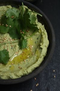 Avocado Hummus with Coriander & Lemon