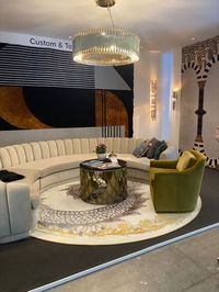 The REDLEH RUG is a contemporary luxury rug inspired by the Chinese dragon. This symbol was one of the four sacred animals summoned by the creator God to assist in the formation of the universe, according to Chinese mythology. It will be a stunning addition to your interior and will add a mystical feel. You can come see it for yourself at the iSaloni fair.