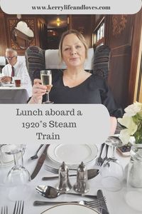 Step back into the genteel, oppulant times of the roaring 20's. Sunday lunch aboard a Steam Train gives just a glimpse of times gone by.