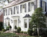 Love the metal roof over bay windows