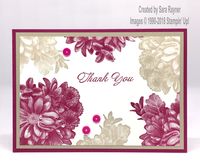 Heartfelt thank you | Sara's crafting and stamping studio