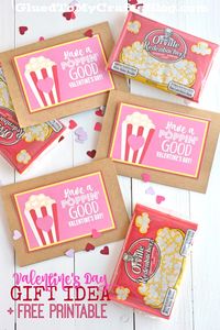 Poppin' Good Valentine's Day Gift Idea w/free printable