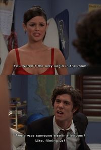 Summer tells Seth he wasn't the only virgin in the room. #hilarious #hysterical #TheOC