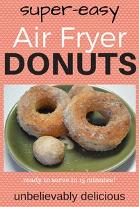Remember a few weeks ago when I tried to make Krispy Kreme donuts from scratch in my new Go Wise Air Fryer? Well it was a lot of work and even though it COULD have turned out perfectly if I hadn…