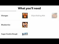How to make a basketball fruit pizza - YouTube