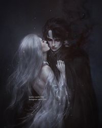 1.) Anastasia e Miguel 2.) Miguel era amigo de infância de Anastasia 3.) Melhor amigo da mesma porém nunca puderam assumir algo devido a servidão ao Arcanjo Jofiel e o trato de castidade de Anastasia
