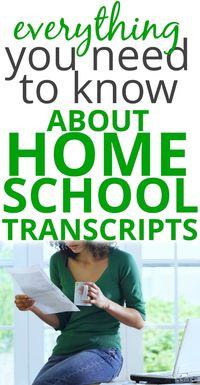 How to create homeschool transcripts and use homeschool high school templates. Also, do you need an elementary homeschool transcript? #homeschool #homeschooling #homeschooltranscript #transcripts #education #graduation