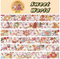 Size Info Colorful Festival Length(one cycle): 140cm Width: 45mm Make a Wish Length(one cycle): 140cm Width: 45mm Sweet World Length(one cycle): 140cm Width: 30mm Ver.3 Length(one cycle): 160cm Width: 45mm Day by Day Length(one cycle): 140cm Width: 45mm Doodle Journal Length(one cycle): 196cm Width: 52mm Travel Handbook Length(one cycle): 160cm Width: 45mm Daily Choice Length(one cycle): 175cm Width: 45mm Flower World Length(one cycle): 160cm Width: 45mm *Please note that this is only a cycle bu