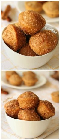 These vegan cinnamon sugar donut muffins are 100% whole grain and have an amazing texture! You won’t miss the eggs at all.