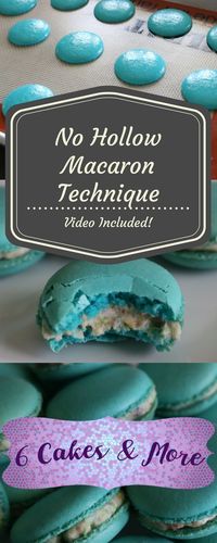 No Hollows Italian Macaron Recipe and Technique! #italianmacaron #nohollow #nohollowmacarons