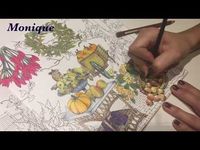 (1401) Colouring Tutorial:II Part-Rhapsody in The Forest Coloring Book 森が奏でるラプソディー - YouTube