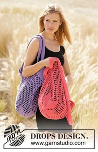 Sunset Shopper / DROPS 211-26 - Patrones de ganchillo gratuitos por DROPS Design