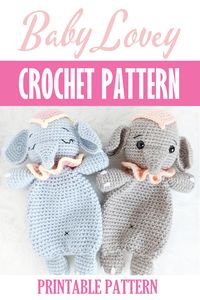 crochet baby lovey pattern - security blanket - A Crafty Life #crochet #crochetpattern #baby #babygift