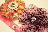 dog collar 4 DIY: Interchangeable Embellished Dog Collar. Exactly what I was thinking of coin !!! Summer craft yayyy!!!
