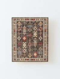 "Moroccan Brown Bohemian Traditional Handmade Fabric Style" Mounted Print for Sale by Arteresting | Redbubble