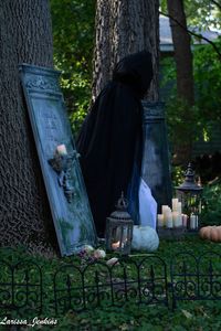 Welch House 1900: French Country Halloween Part 3: DIY Graveyard